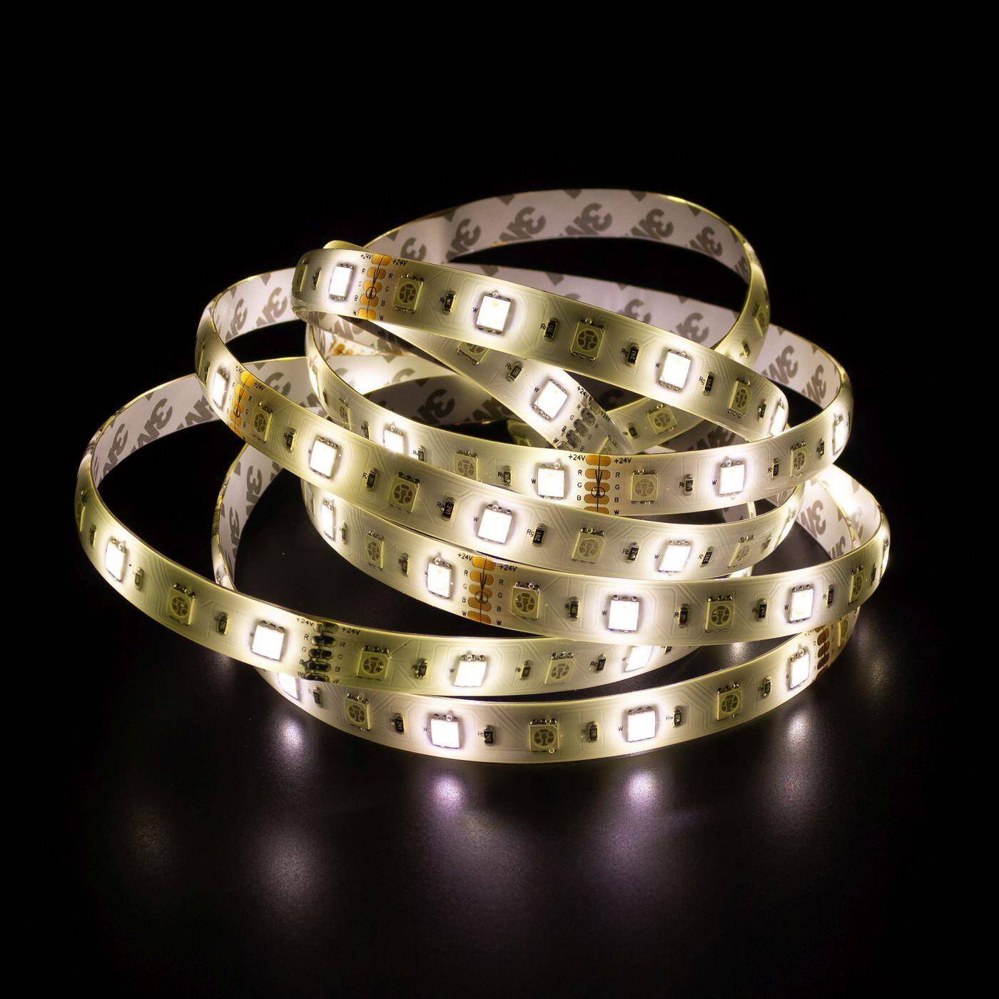 Lumonic LED Strip 5m RGBWW 3000K LED Leiste 24V IP65 300LEDs 60 LED/m SMD5050 I farbwechsel LED Streifen I LED Stripe 500cm, LED Band, LED Lichtband