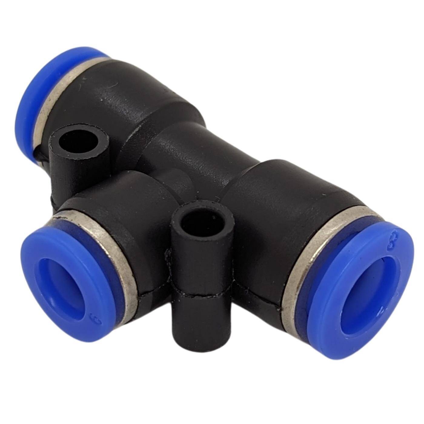 PU hose T-connector reduction 8/6/8mm T-piece Push-in Pneumatic plug connector T-distributor reducing Compressed air
