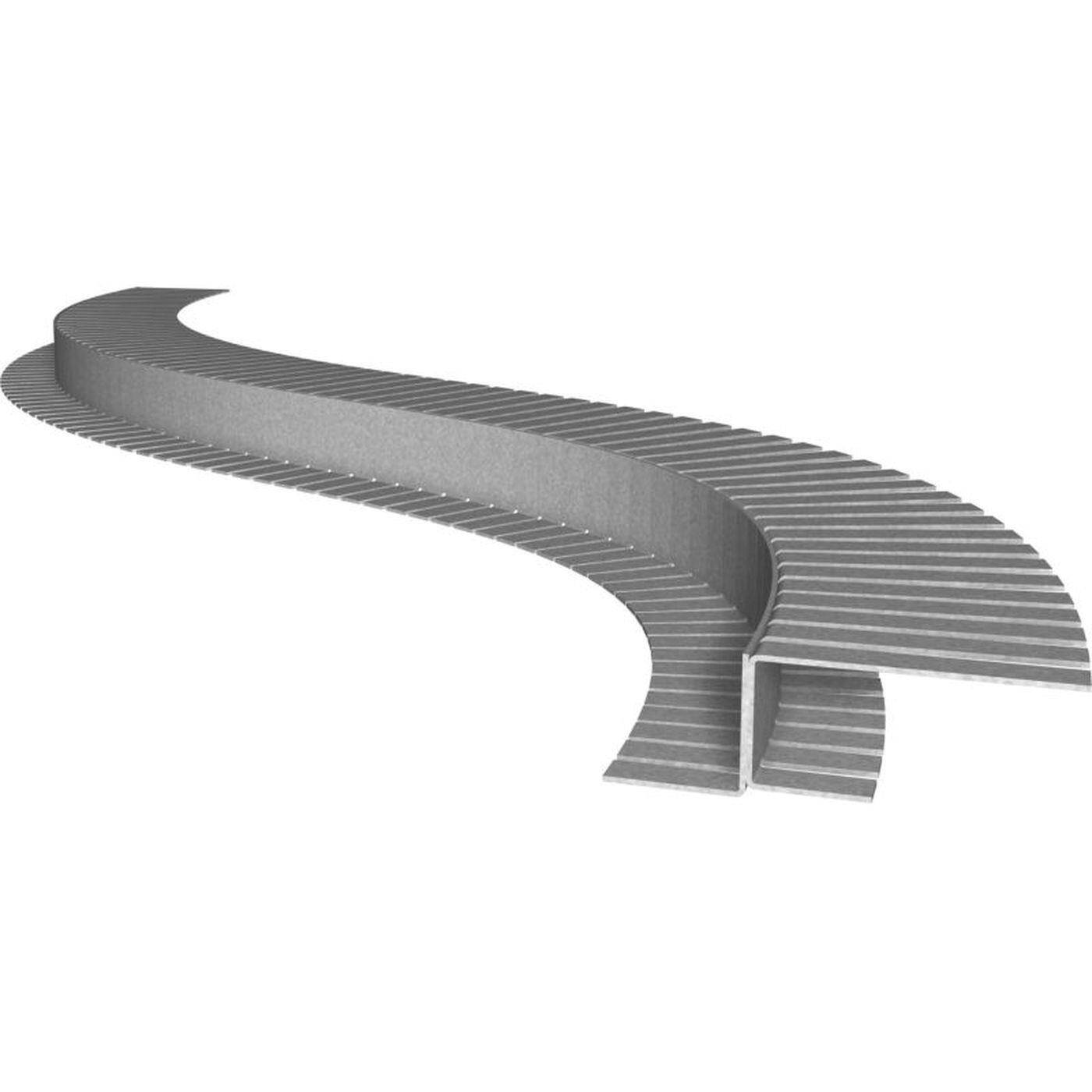 2m LED Drywall profile ADP flex for curves for free surface design for Plasterboard Steel Zinc sheet