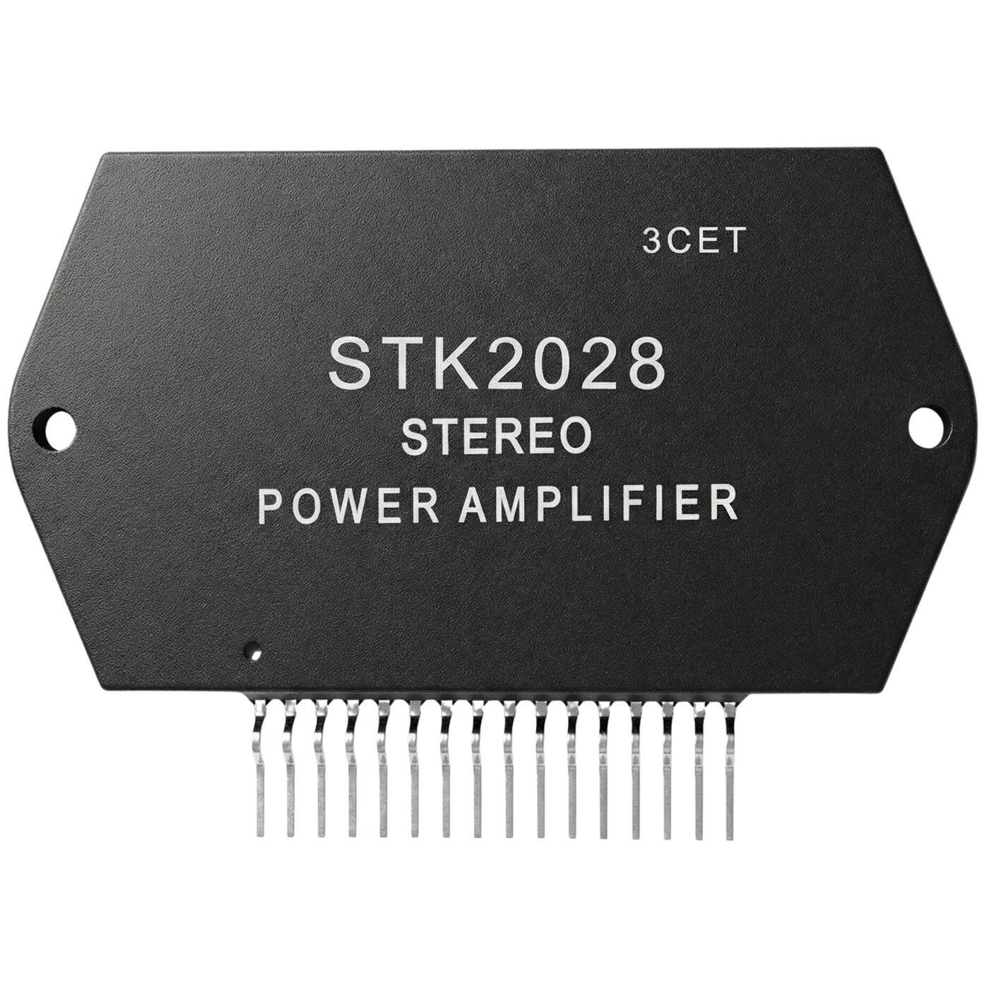 Hybrid IC STK2028 80x45mm Stereo Power amplifier