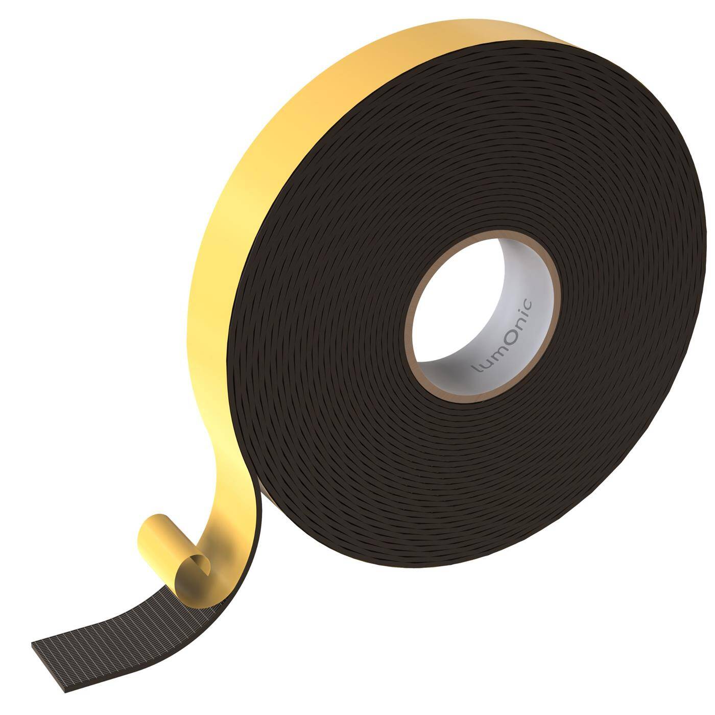 Lumonic 10 m Self-adhesive foam sealing tape, 30 mm x 2 mm - EVA foam, door seal, window seal, seal against drafts, dampen rattling, decoupling tape, foam tape