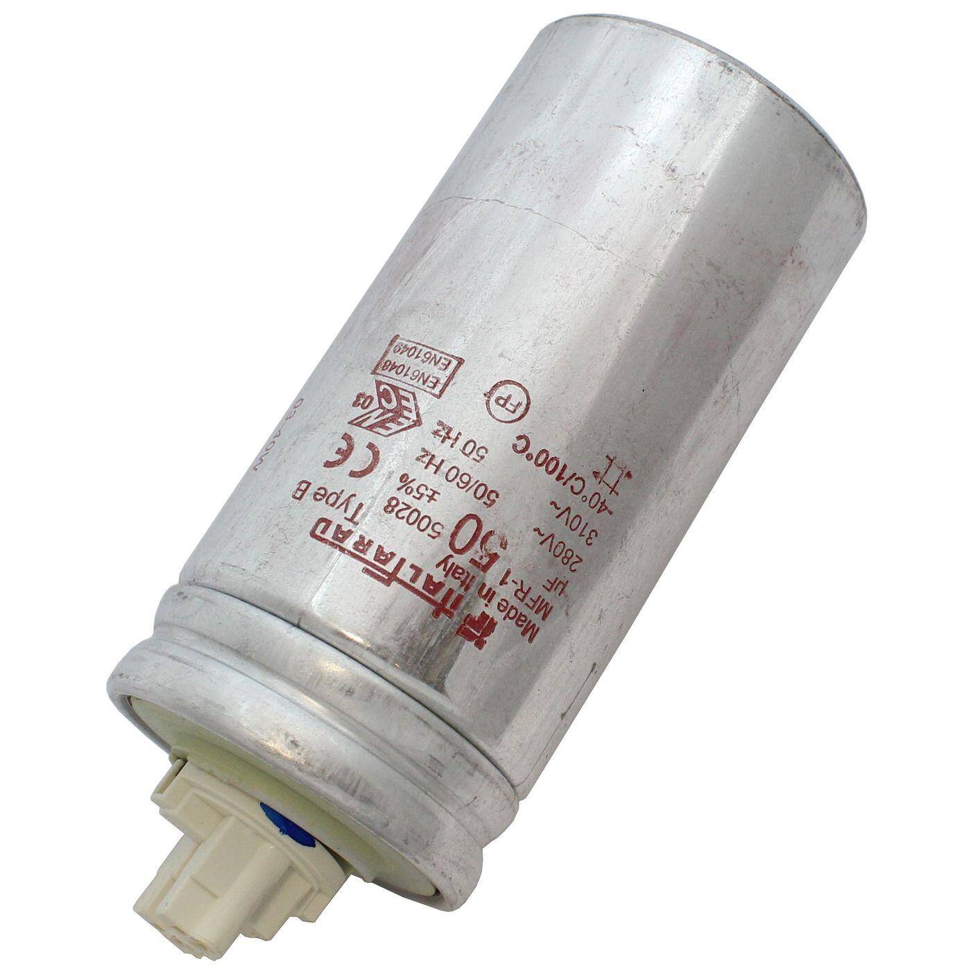 Capacitor 50µF 280V 50x103mm Push-In Italfarad 50uF