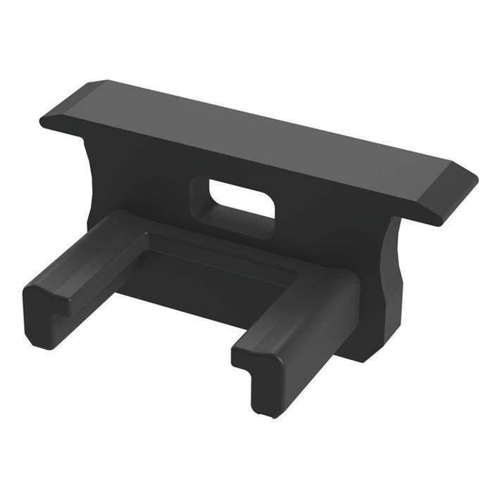 Endkappe für Lumonic Typ B LED Profile Halter Kunststoff Schwarz Endkappe für Lumonic Typ B LED Profile Halter Kunststoff Schwarz