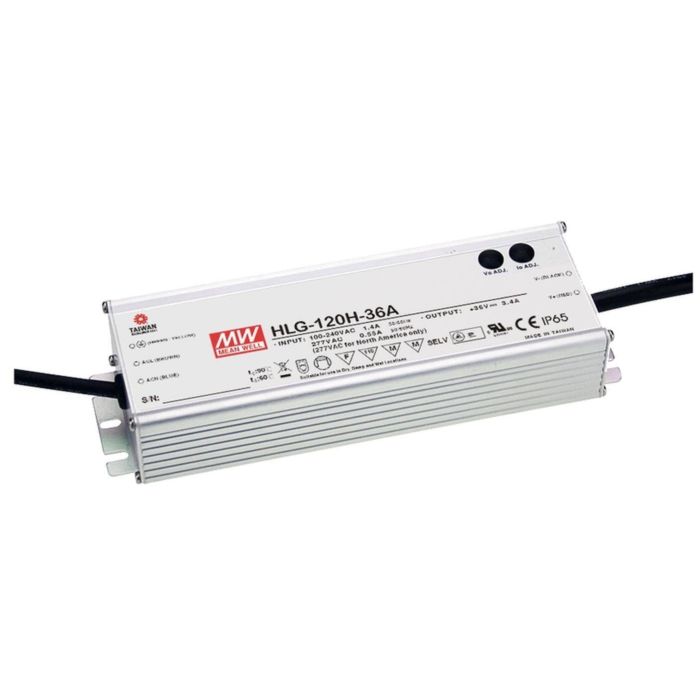 MEAN WELL HLG-120H-36A 122W 36V 3,4A LED power supply IP65