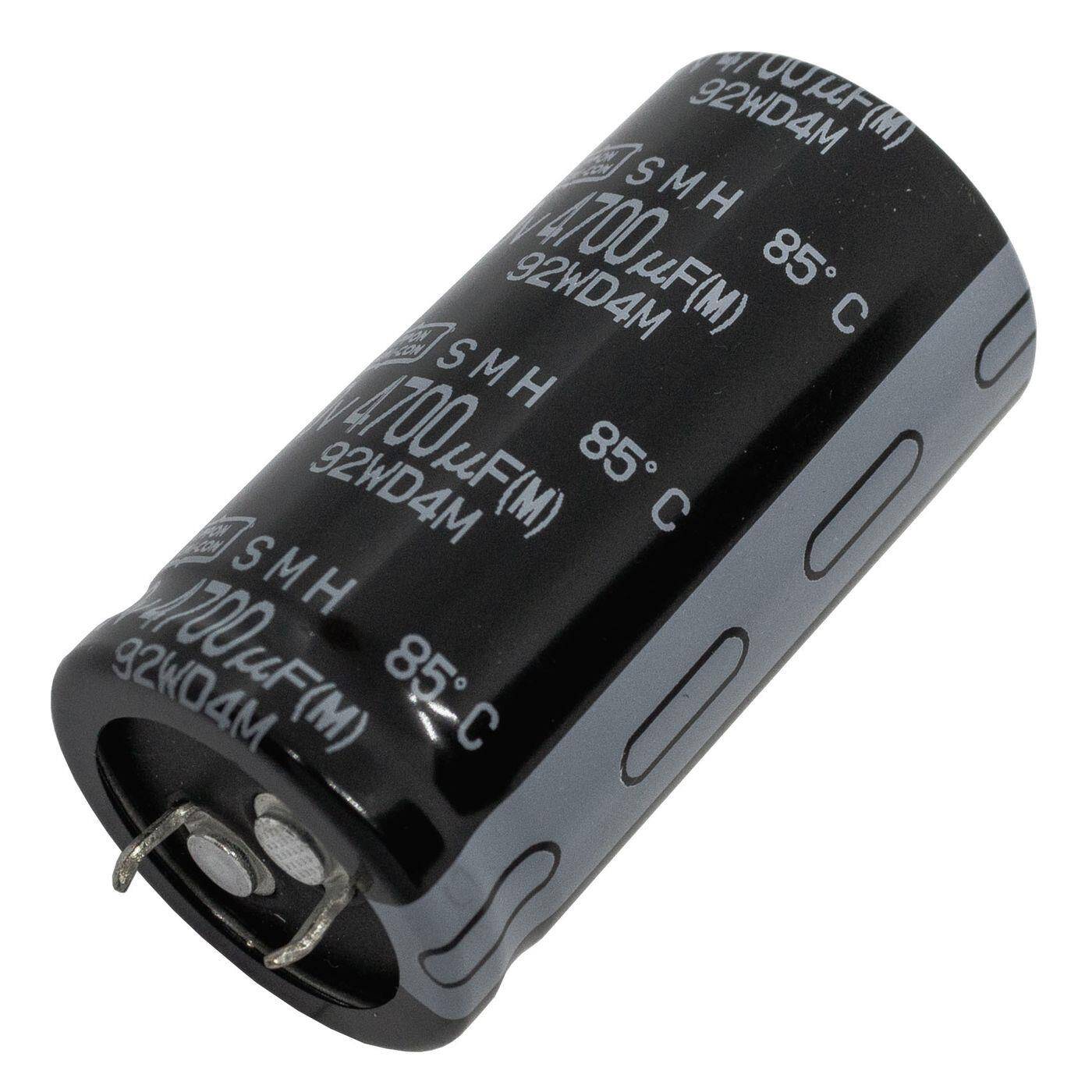 Snap-In Elko Kondensator 4700µF 80V | Elektrolytkondensator bis zu einer Temperatur von 85°C | 25,4x50mm | 4700uF ESMH800VSN472MQ50S UCC