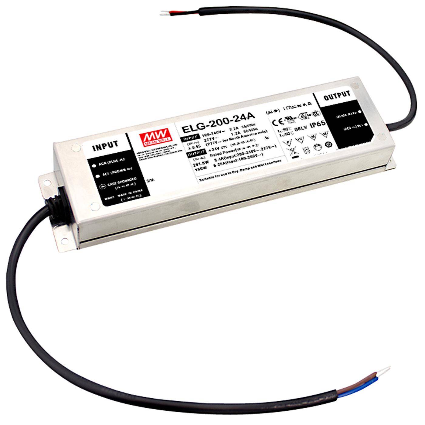 MEAN WELL ELG-200-12DA-3Y 192W 12V 16A LED Netzteil IP67 Dimmbar DALI PWM
