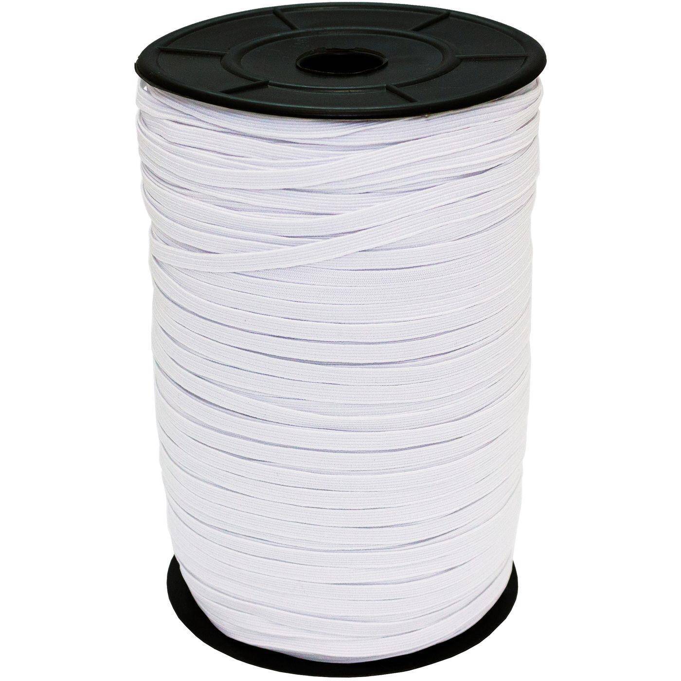 264m x 5mm Gummiband Weiss Gummilitze Kochfest z.B. für Masken Mundschutz 264m x 5mm Gummiband Weiss Gummilitze Kochfest z.B. für Masken Mundschutz